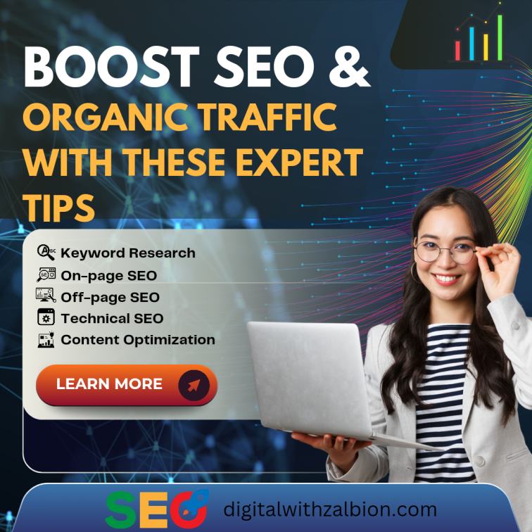 BOOST SEO & ORGANIC TRAFFIC WITH THESE EXPERT TIPS