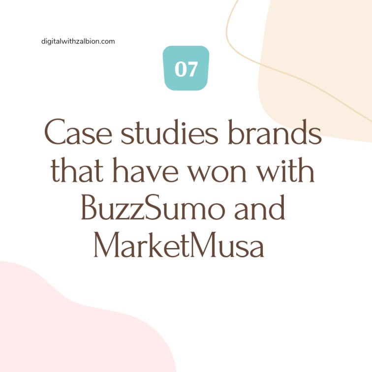 Case Studies: Brands That Have Won with BuzzSumo and MarketMuse
