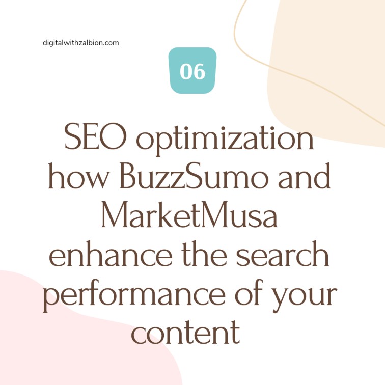 SEO Optimization: How BuzzSumo and MarketMuse Enhance the Search Performance of Your Content