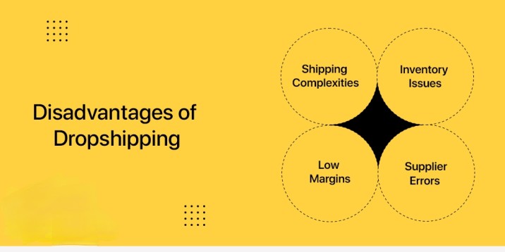 DISADVANTAGES OF DROPSHIPPING